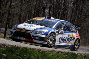 Luca Pedersoli, Matteo Romano (Citroen C4 WRC #3)