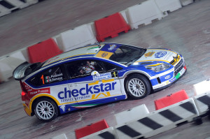 Luca Pedersoli, Matteo Romano (Citroen C4 WRC, #1) PS1 Palasport