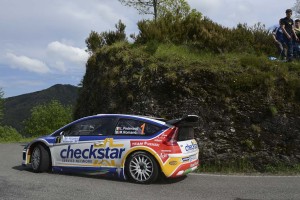 Luca Pedersoli, Matteo Romano (Citroen C4 WRC, #1) PS 2 My Way