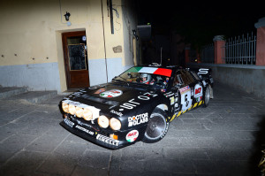 Enrico Brazzoli  Paola Valmassoi (Winners Rally Team  Lancia Rally 037 # 5)
