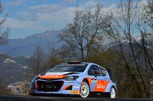 Corrado Fontana, Nicola Arena (Hyundai I20 WRC #5)