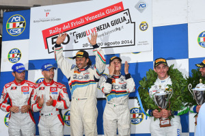 Podio finale 50° Rally del Friuli;