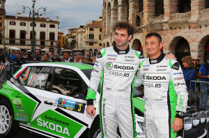 Umberto Scandola, Guido Damore (Skoda Fabia R5 #3, Car Racing)