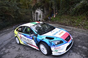 Marco Signor, Patrick Bernardi (Ford Focus WRC #2, Sama Racing)